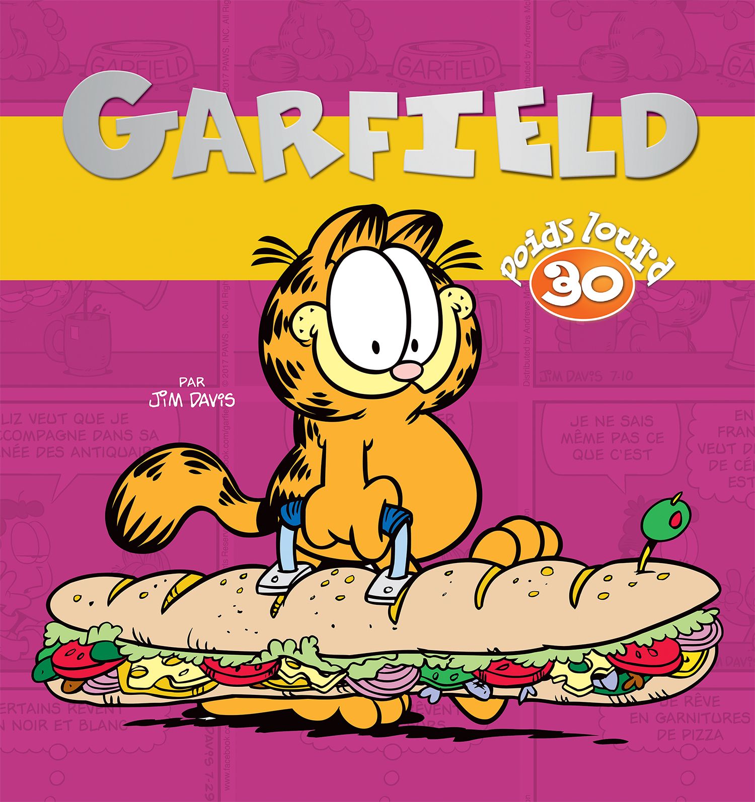 Garfield poids lourd 30 - Série Garfield poids lourd par Jim Davis - Couverture