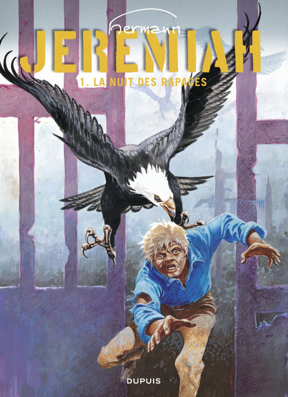 Nuit des rapaces (La) - Série Jeremiah par Hermann - Couverture
