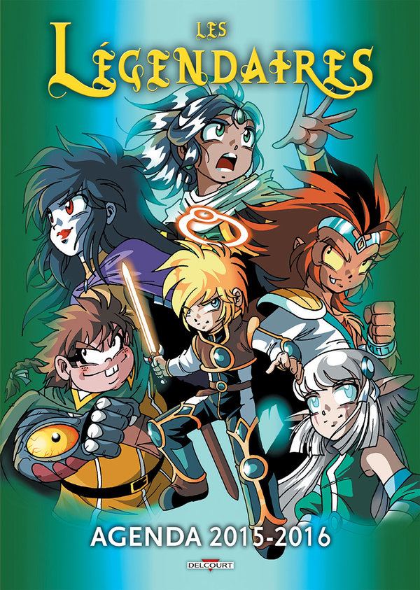 Légendaires (Les) - Agenda 2015-2016 - Série Légendaires (Les) par Patrick Sobral - Couverture