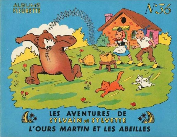 Ours Martin et les abeilles (L') - Série Sylvain et Sylvette par Jean-Louis Pesch - Couverture