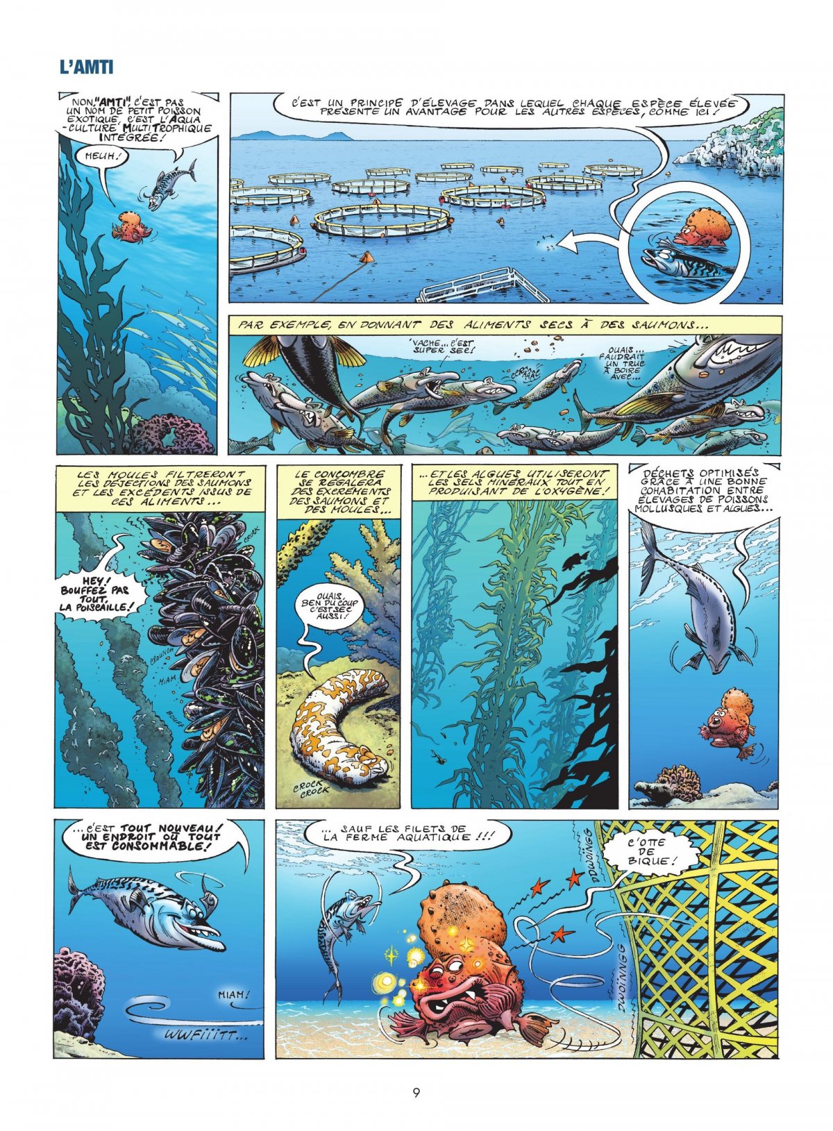 Animaux marins en BD (Les) 6 - Extrait 1