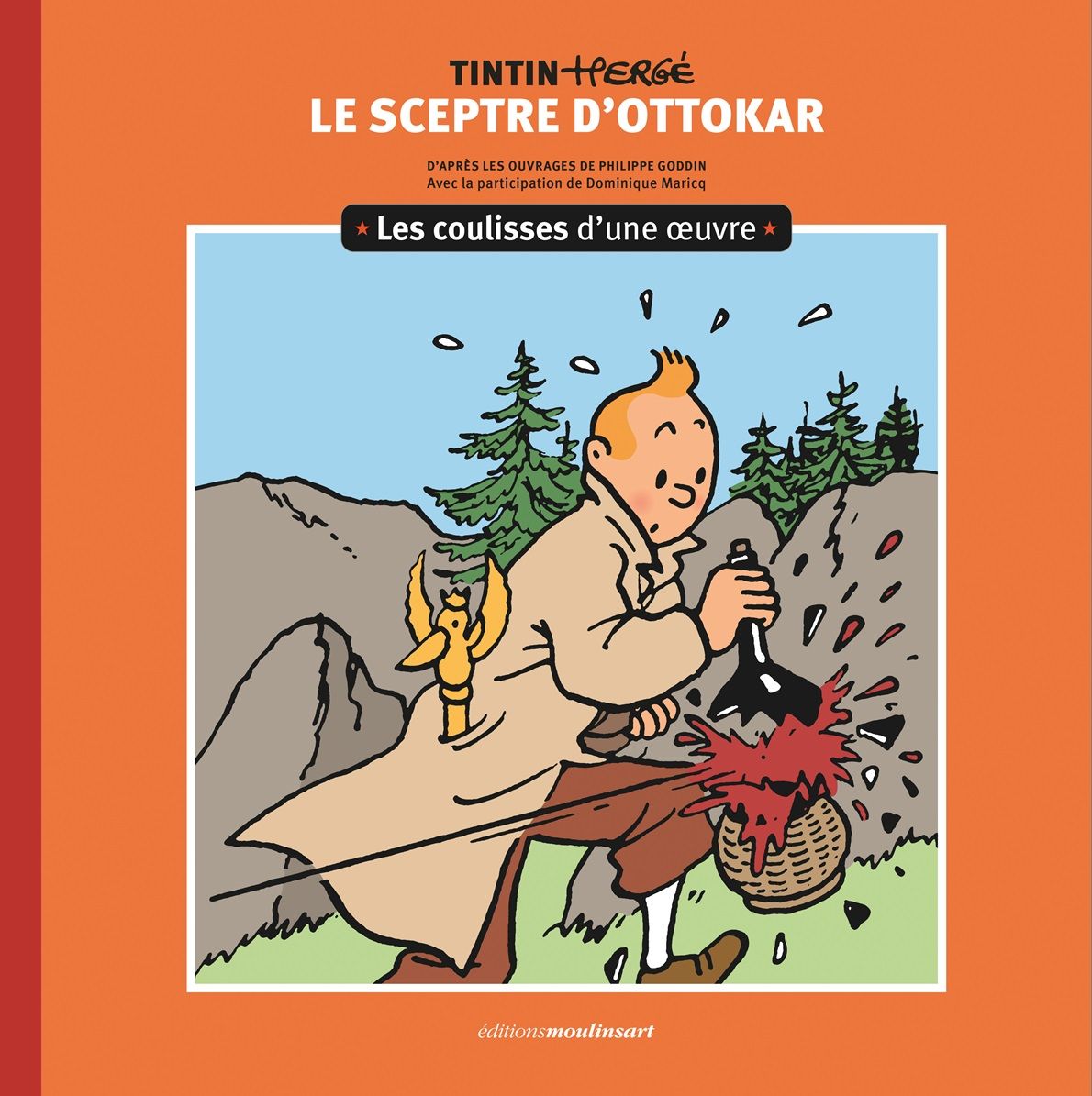 Sceptre d'Ottokar (Le) - Série Coulisses d'une oeuvre (Les) par Hergé, Dominique Maricq et Philippe Goddin - Couverture