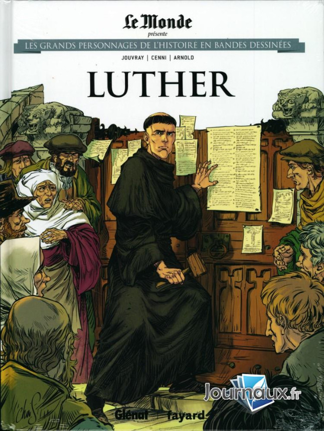Luther - Série Ils ont fait l'Histoire par Olivier Jouvray et Filippo Cenni - Couverture