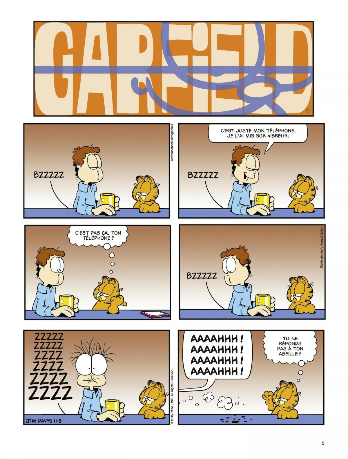 Garfield a du bleu dans les yeux ! - Extrait 1