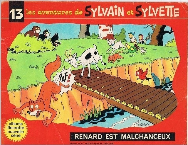 Renard est malchanceux - Série Sylvain et Sylvette par Jean-Louis Pesch - Couverture