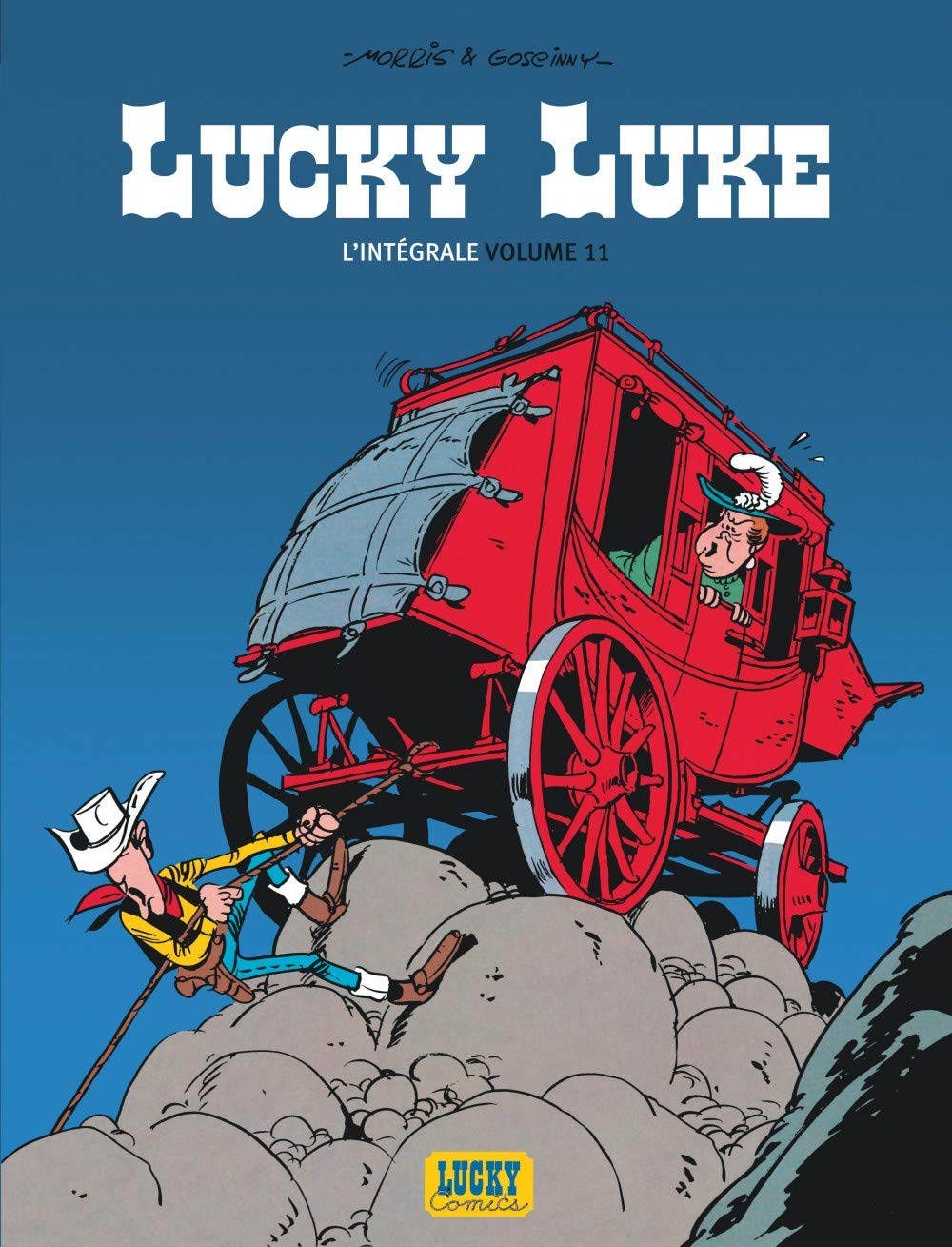 Lucky Luke Intégrale T11 - Série Lucky Luke - Intégrales par René Goscinny et Morris - Couverture