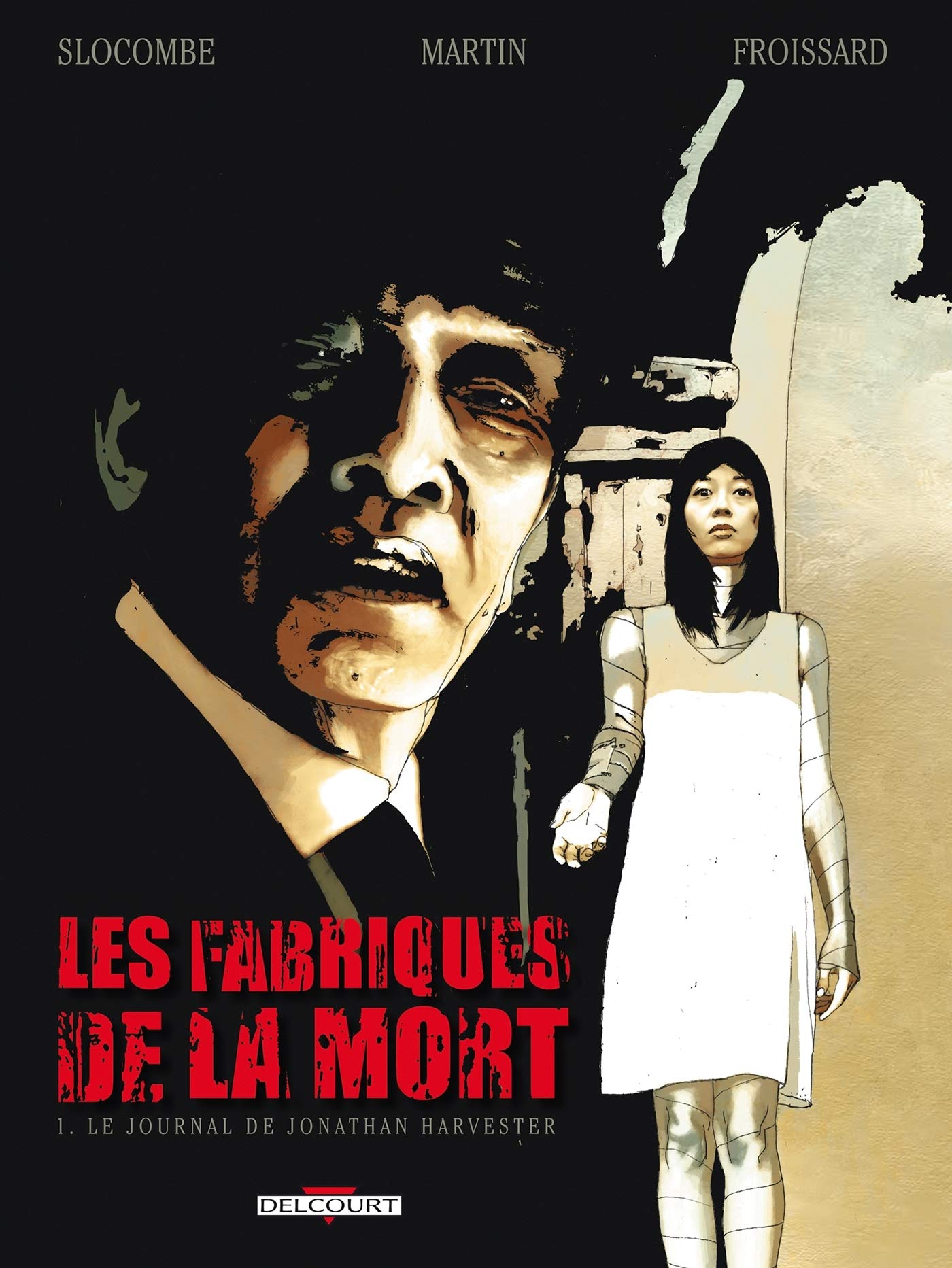 Journal de Jonathan Harvester (Le) - Série Fabriques de la mort (Les) par Romain Slocombe et Freddy Martin - Couverture