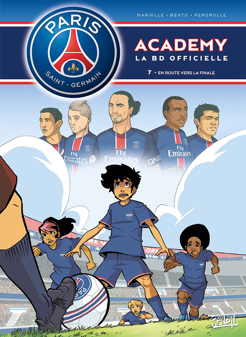 En route vers la finale - Série PSG Academy par Mathieu Mariolle et Bento - Couverture