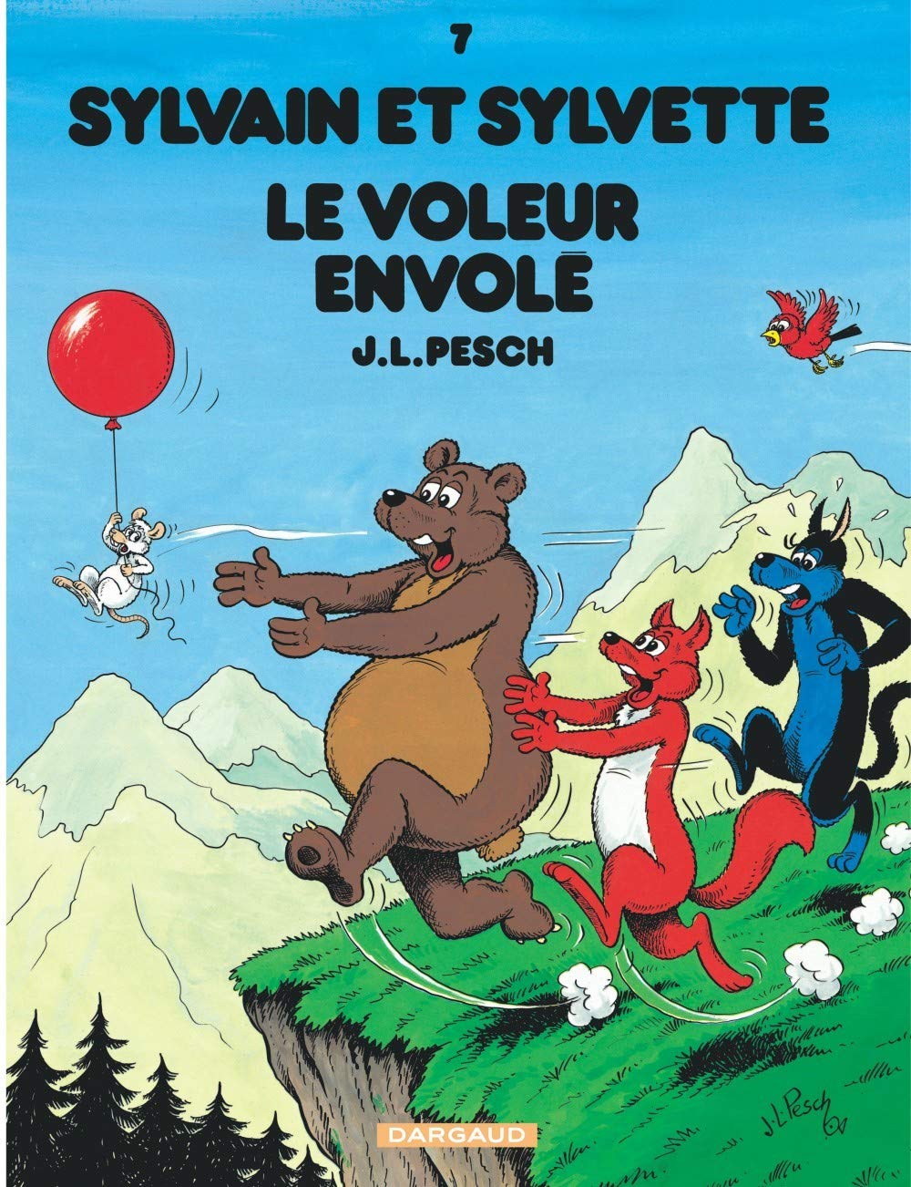 Voleur envolé (Le) - Série Sylvain et Sylvette par Jean-Louis Pesch - Couverture