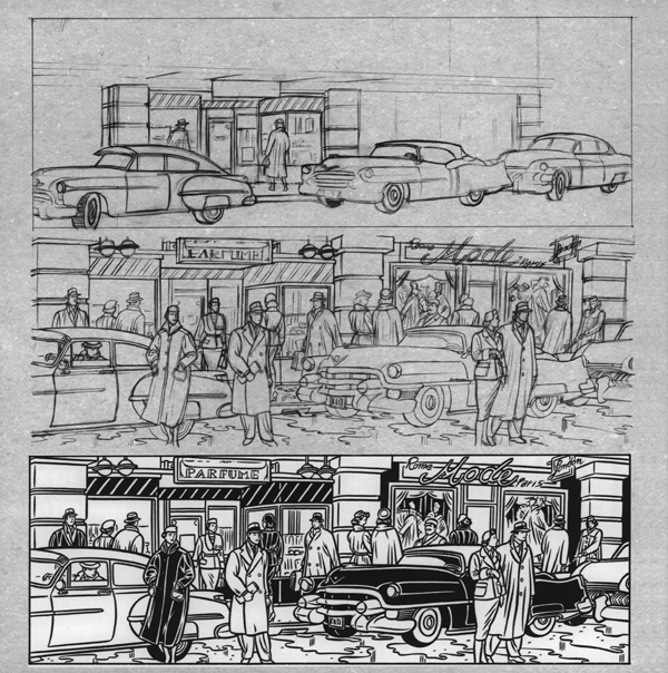 Baldazzini sketchbook - Extrait 1