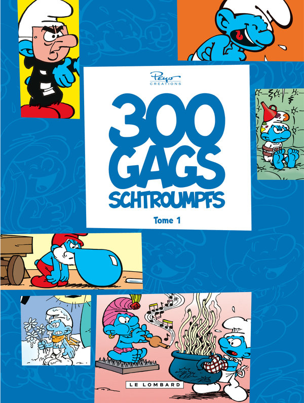 300 gags Schtroumpfs 1 - Série 300 gags Schtroumpfs par Peyo - Couverture
