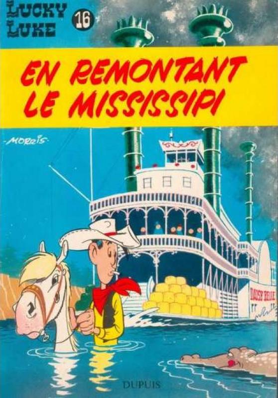 En remontant le Mississippi - Série Lucky Luke