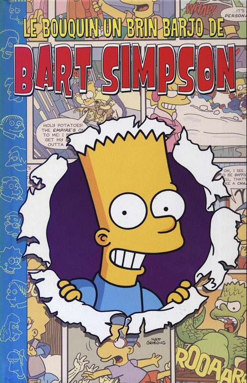 Bouquin un brin barjo de Bart Simpson (Le) - Série Bart Simpson par Matt Groening - Couverture