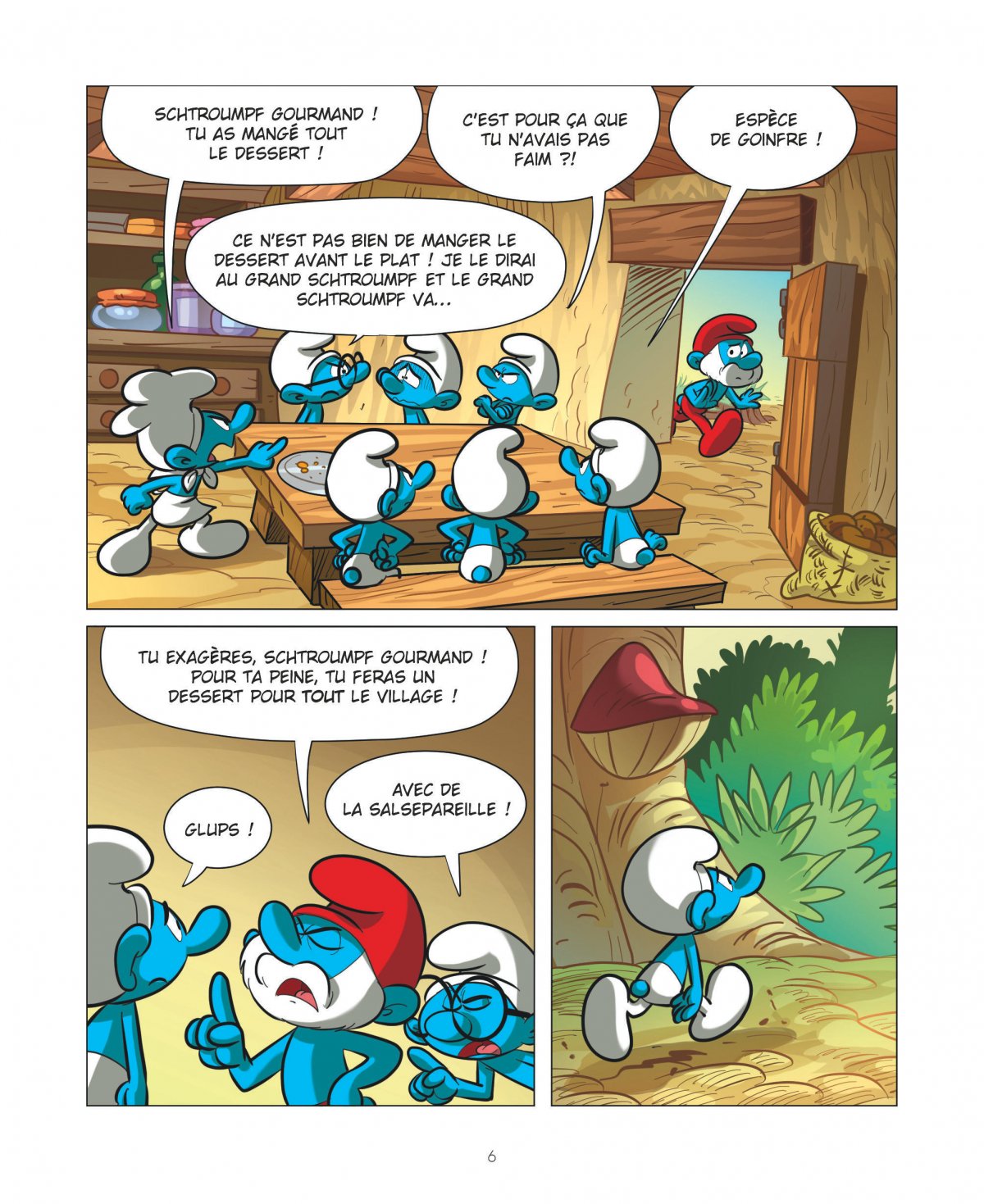 Schtroumpf qui n'aimait que les desserts (Le) - Extrait 1
