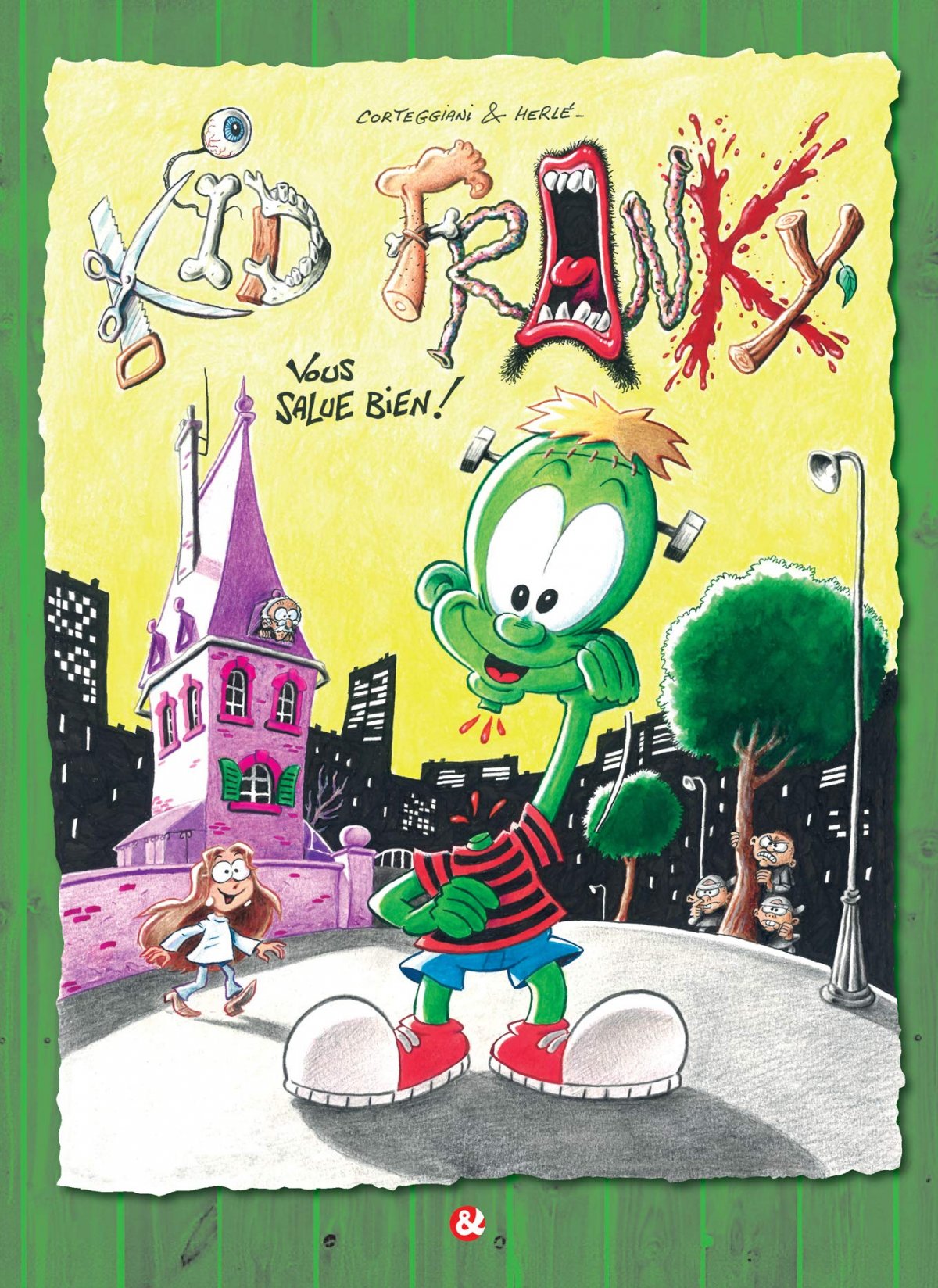 Kid Franky vous salue bien - Série Kid Franky par François Corteggiani et Herlé - Couverture