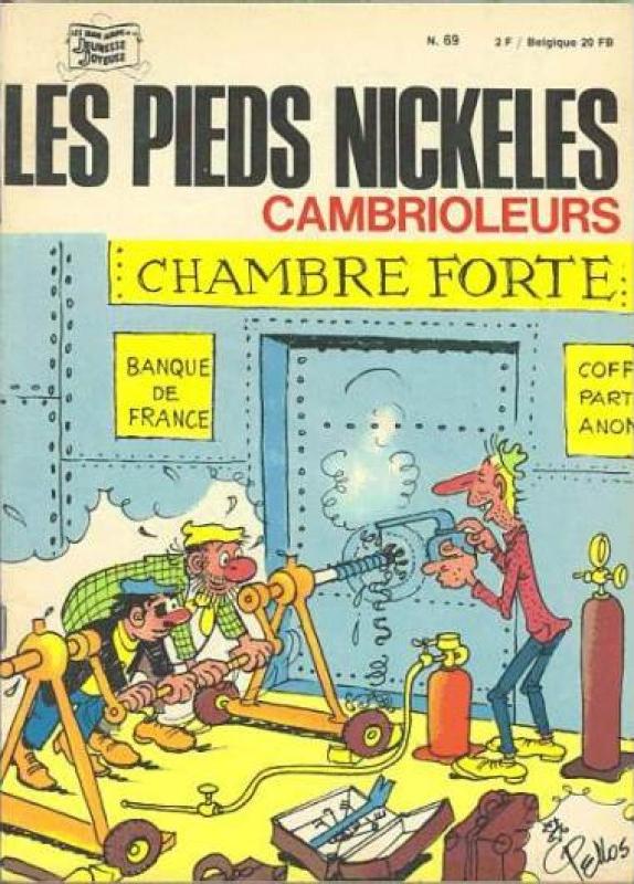Pieds Nickelés cambrioleurs (Les) - Série Pieds Nickelés (Les) par Roland De Montaubert et René Pellos - Couverture