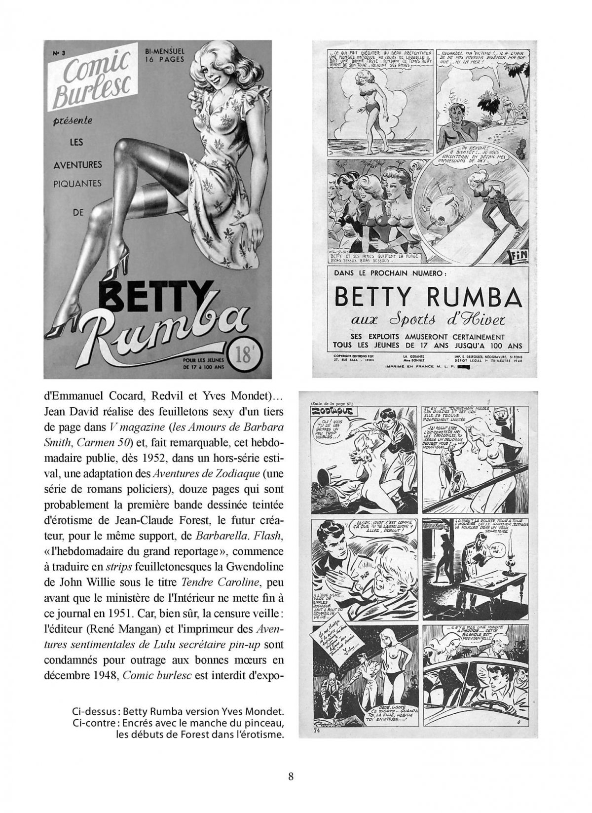 Panorama de la bande dessinée érotique clandestine - Extrait 1