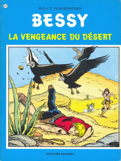 La vengeance du désert - Série Bessy par Willy Vandersteen - Couverture