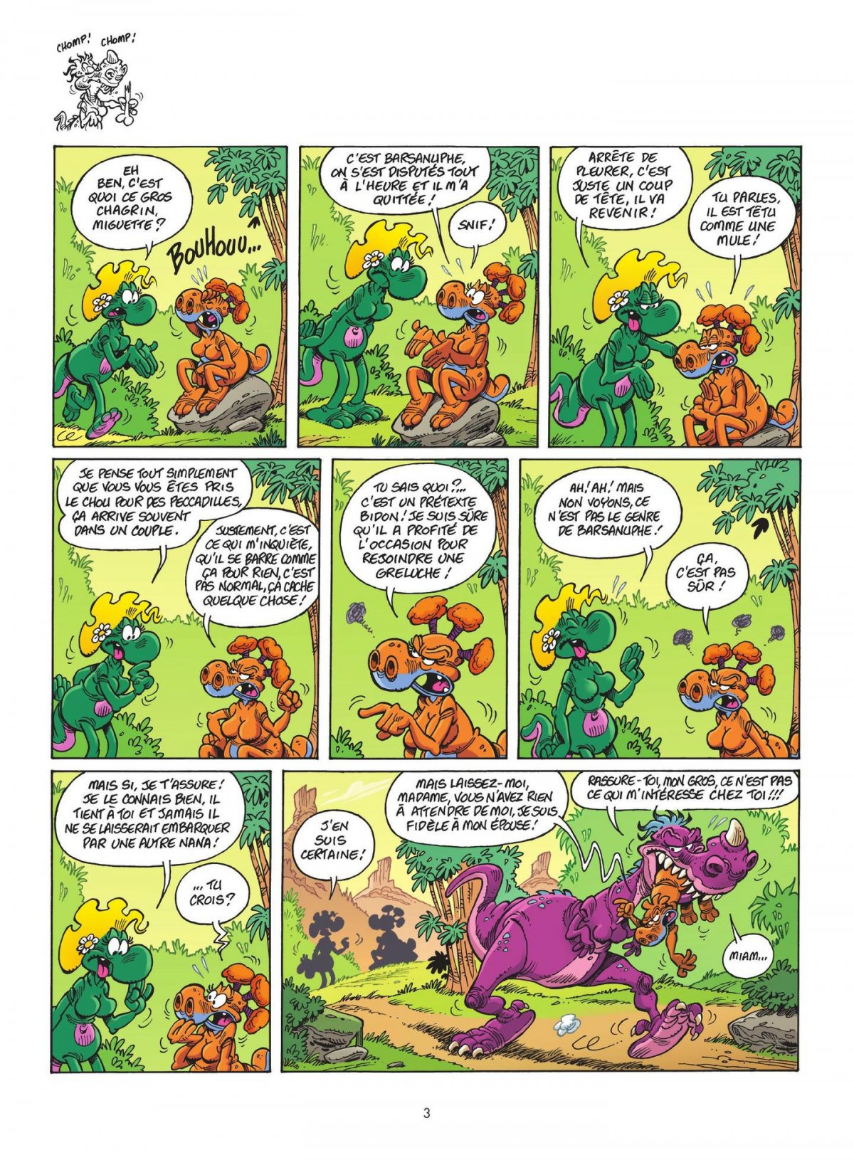 Nouvelles Aventures Apeupréhistoriques De Nabuchodinosaure (Les) 3 - Extrait 1