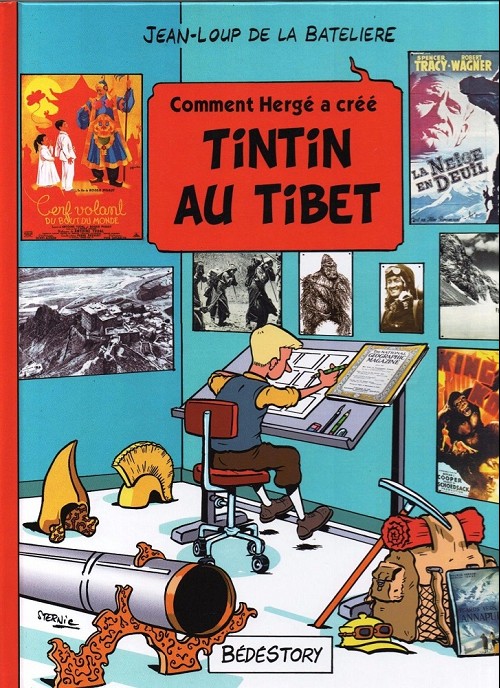 Comment Hergé a créé Tintin au Tibet - Série Comment Hergé a créé... par Jean-Loup de la Batelière - Couverture