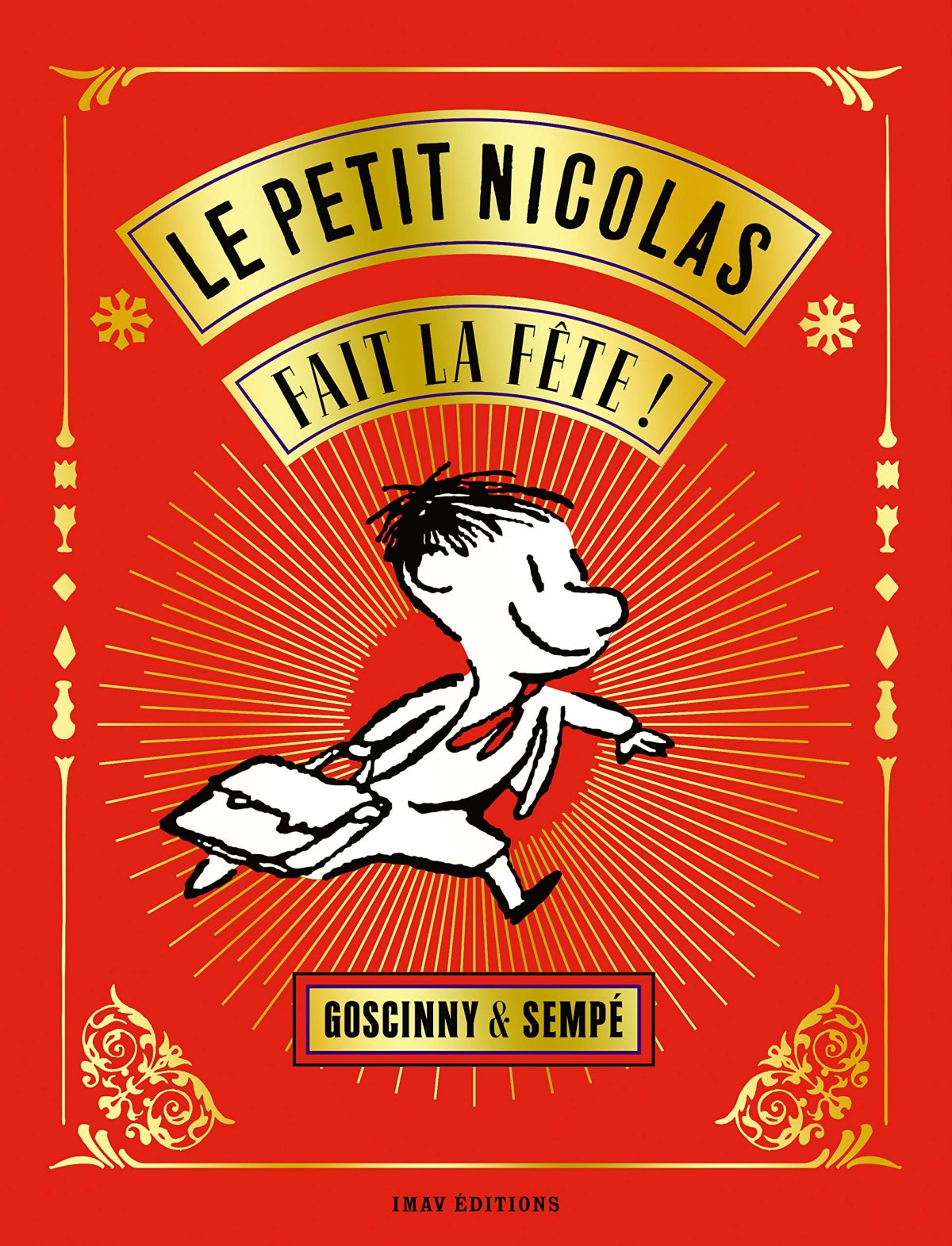Petit Nicolas fait la fête ! (Le) - Série Petit Nicolas (Le) par René Goscinny et Jean-Jacques Sempé - Couverture