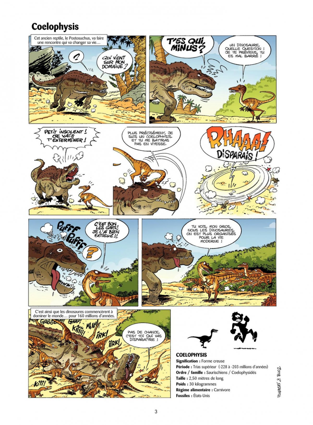 Dinosaures en BD (Les) 3 - Extrait 1