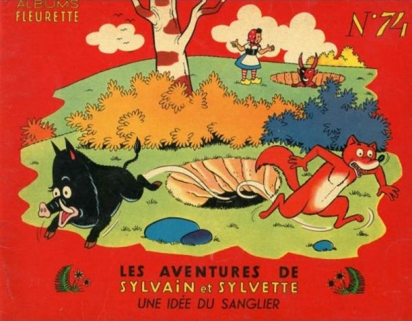 Idée du Sanglier (Une) - Série Sylvain et Sylvette par Claude Dubois - Couverture