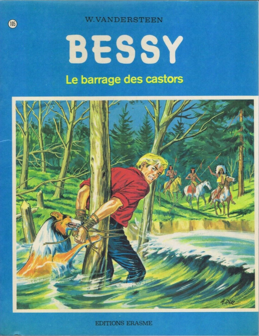 Le barrage des castors - Série Bessy par Willy Vandersteen - Couverture