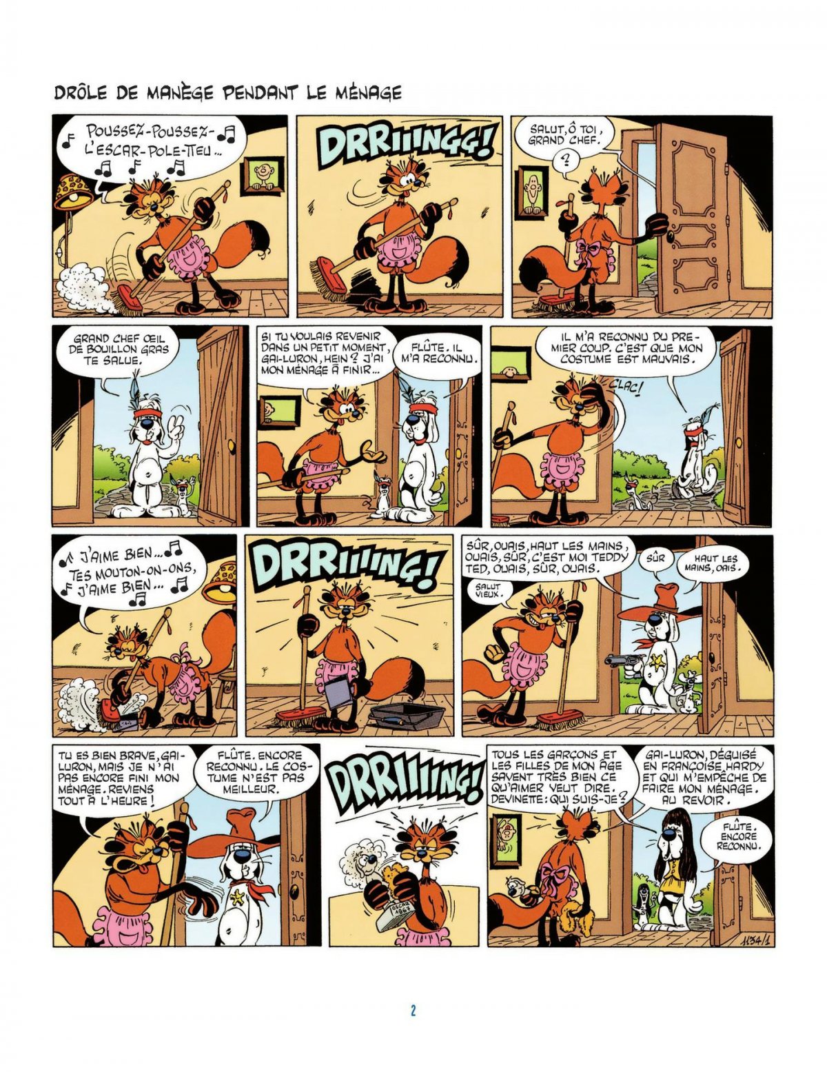 Gai-Luron fait rien qu'à copier - Extrait 1