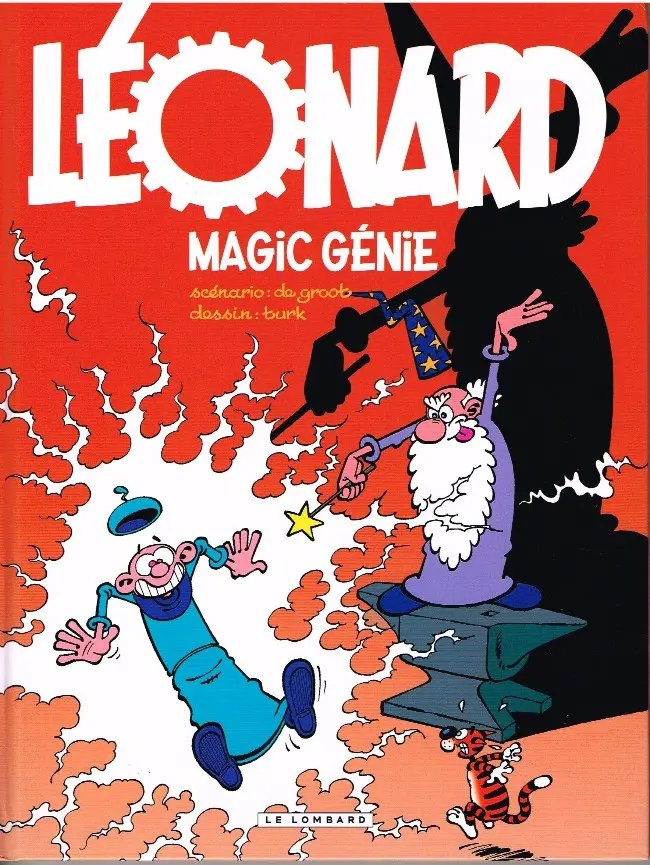 Magic Génie - Série Léonard par Bob de Groot et Turk - Couverture