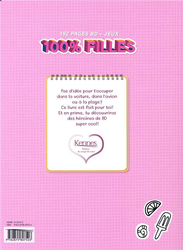 192 pages BD + Jeux 100% filles - Extrait 1