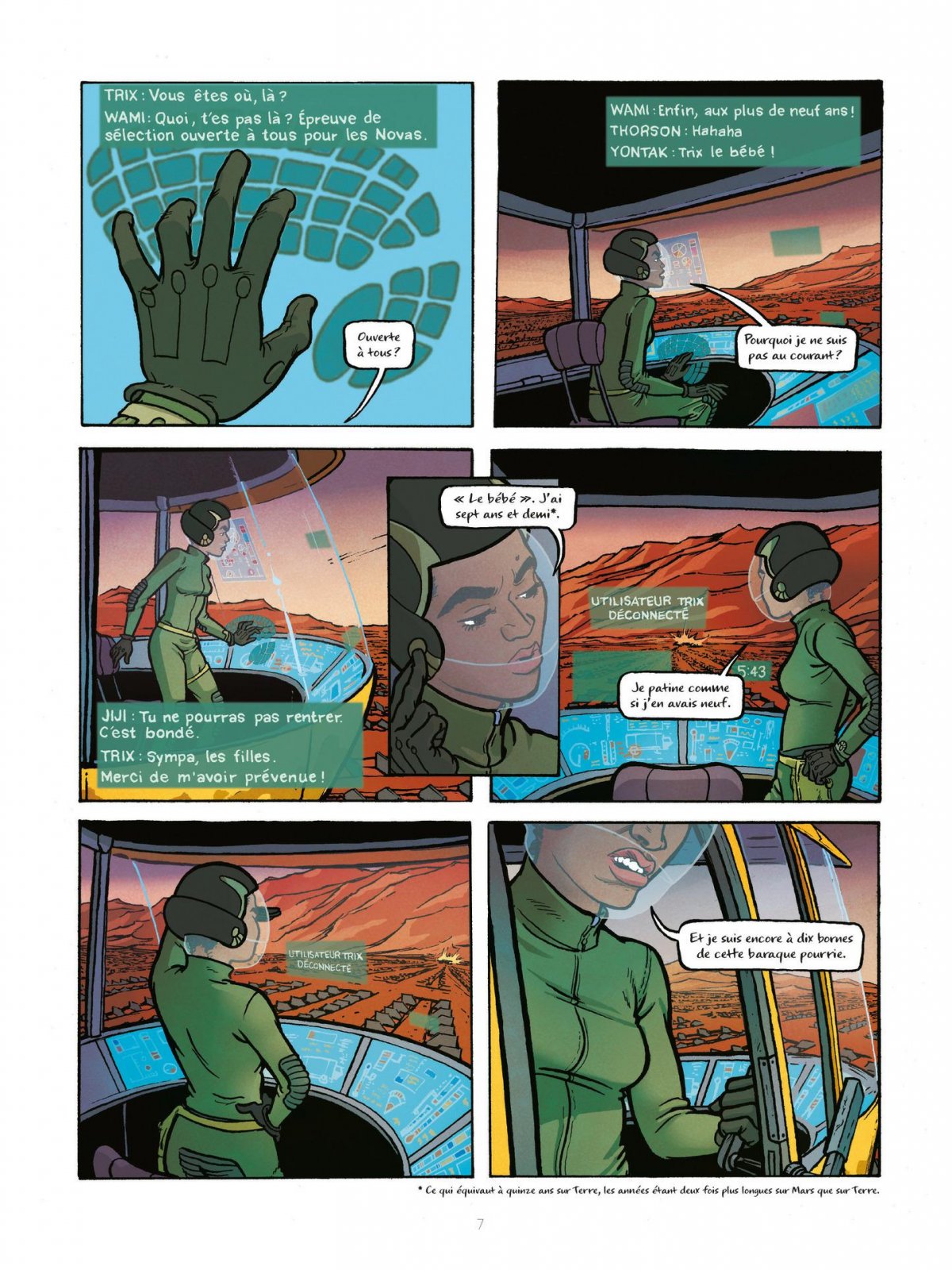 Trish Trash, Rollergirl sur Mars 1 - Extrait 1