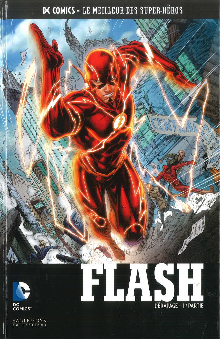 Flash - Dérapage - 1re Partie - Série DC Comics - Le Meilleur des Super-Héros (Eaglemoss) par Robert Venditti, Scott Hanna et Brett Booth - Couverture