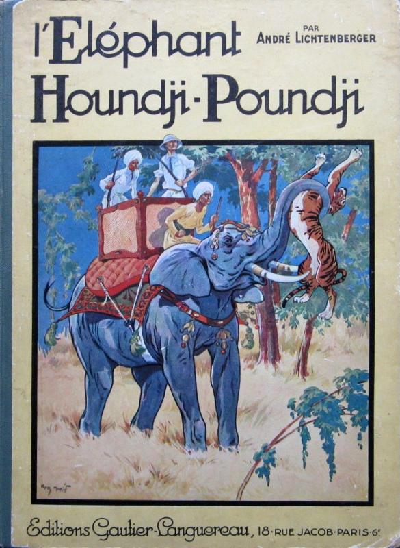 Eléphant Houndji-Poundji (L') par André Lichtenberger et Henry Morin - Couverture