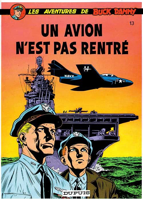 Avion n'est pas rentré (Un) - Série Buck Danny par Jean-Michel Charlier et Victor Hubinon - Couverture