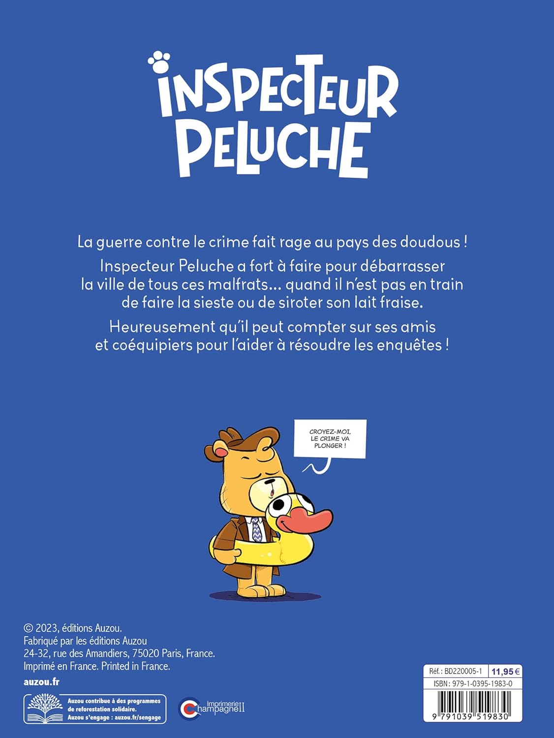 Inspecteur Peluche - Un vrai dur chez les doudous - Extrait 1