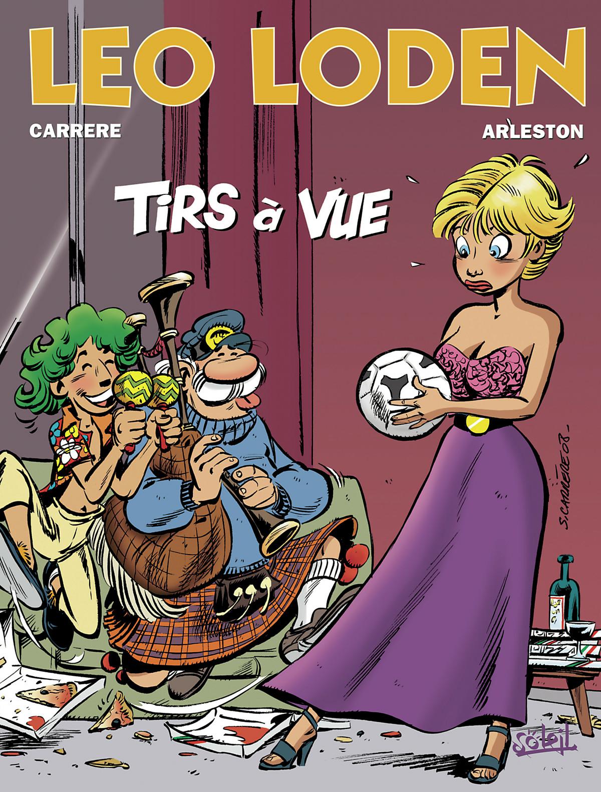 Tirs à Vue - Série Léo Loden par Christophe Arleston et Serge Carrère - Couverture