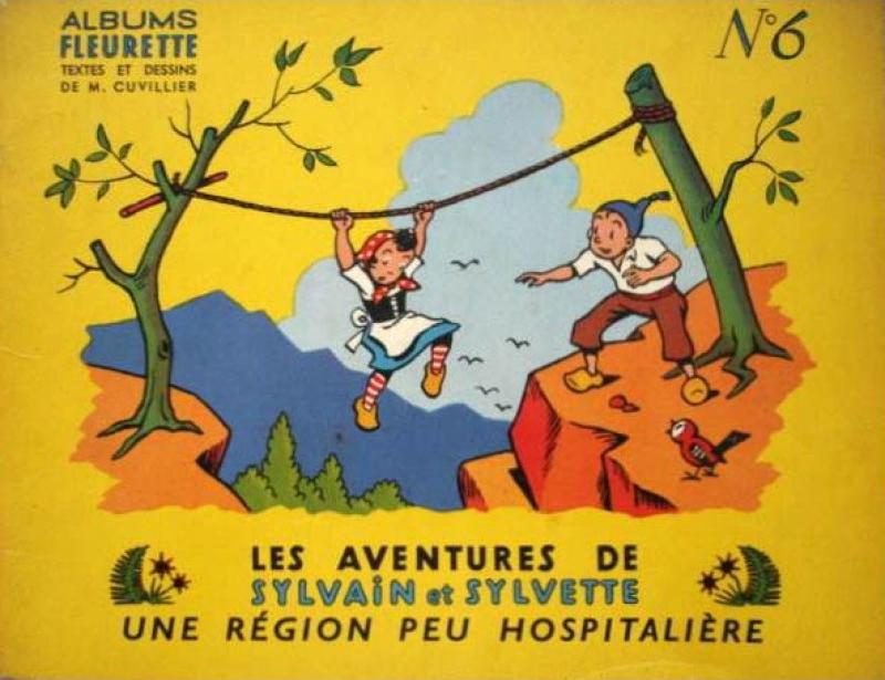 Région peu hospitalière (Une) - Série Sylvain et Sylvette (Triomphe)
