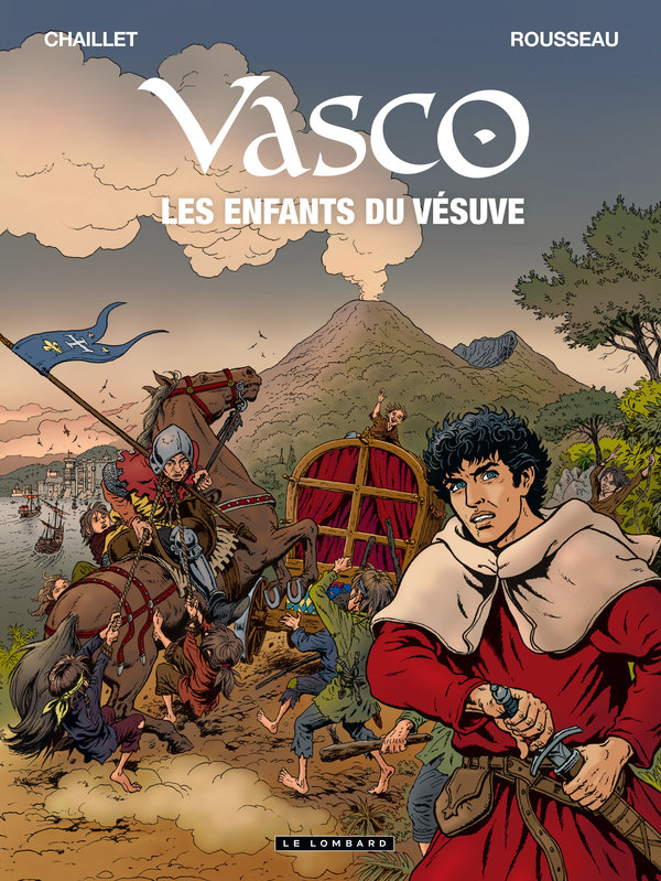 Enfants du Vésuve (Les) - Série Vasco par Gilles Chaillet et Dominique Rousseau - Couverture