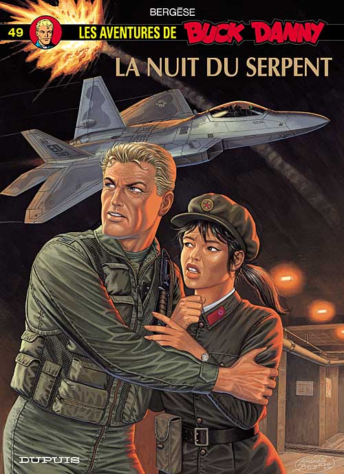 Nuit du serpent (La) - Série Buck Danny par Francis Bergèse - Couverture