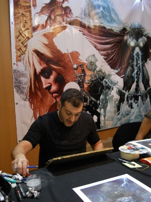 Angoulême 2013 : Simone Bianchi à nouveau sur son propre stand