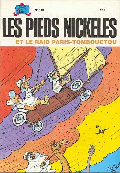 Pieds Nickelés et le raid Paris-Tombouctou (Les) - Série Pieds Nickelés (Les) par Jean-Paul Tibéri et René Pellos - Couverture