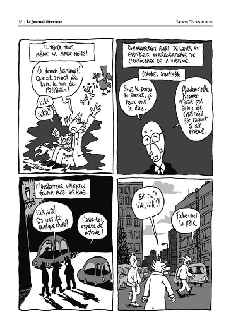 Journal directeur (Le) - Extrait 1