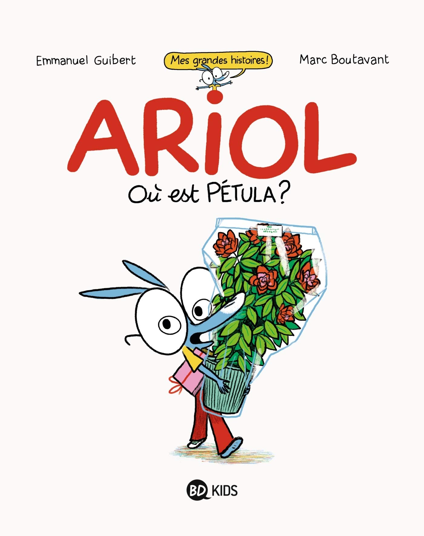 Où est Pétula ? - Série Ariol par Emmanuel Guibert et Marc Boutavant - Couverture