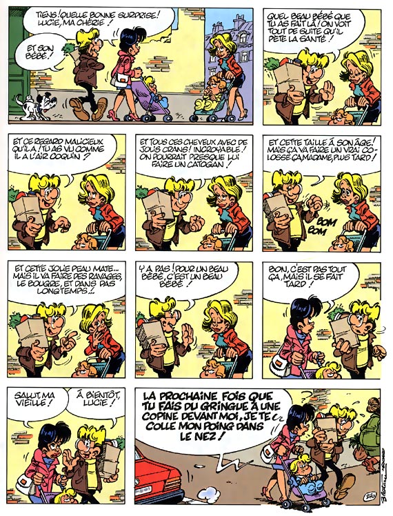 Toupet terrasse l'adversaire - Extrait 1