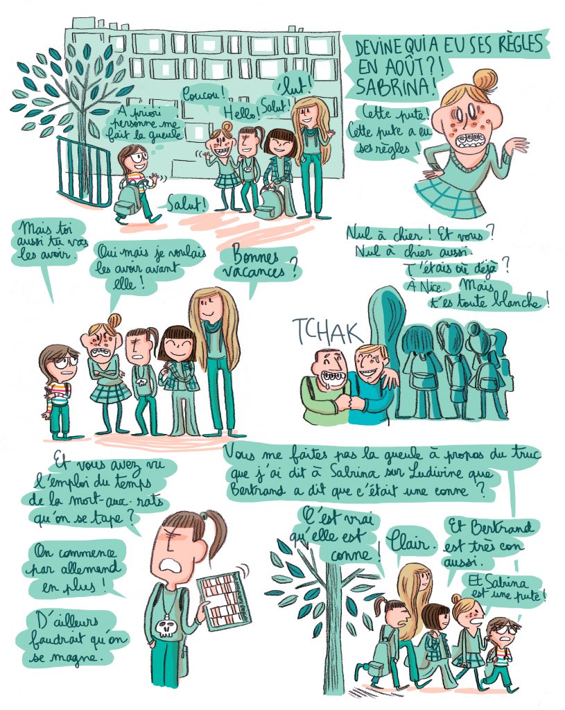 Points noirs et sac à dos - Extrait 1