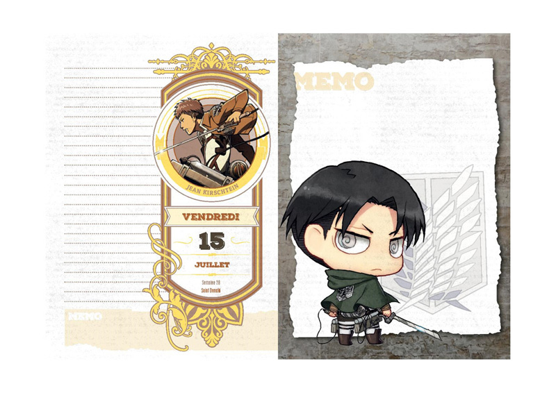 Attaque des Titans (L') - Agenda 2015/2016 - Extrait 1