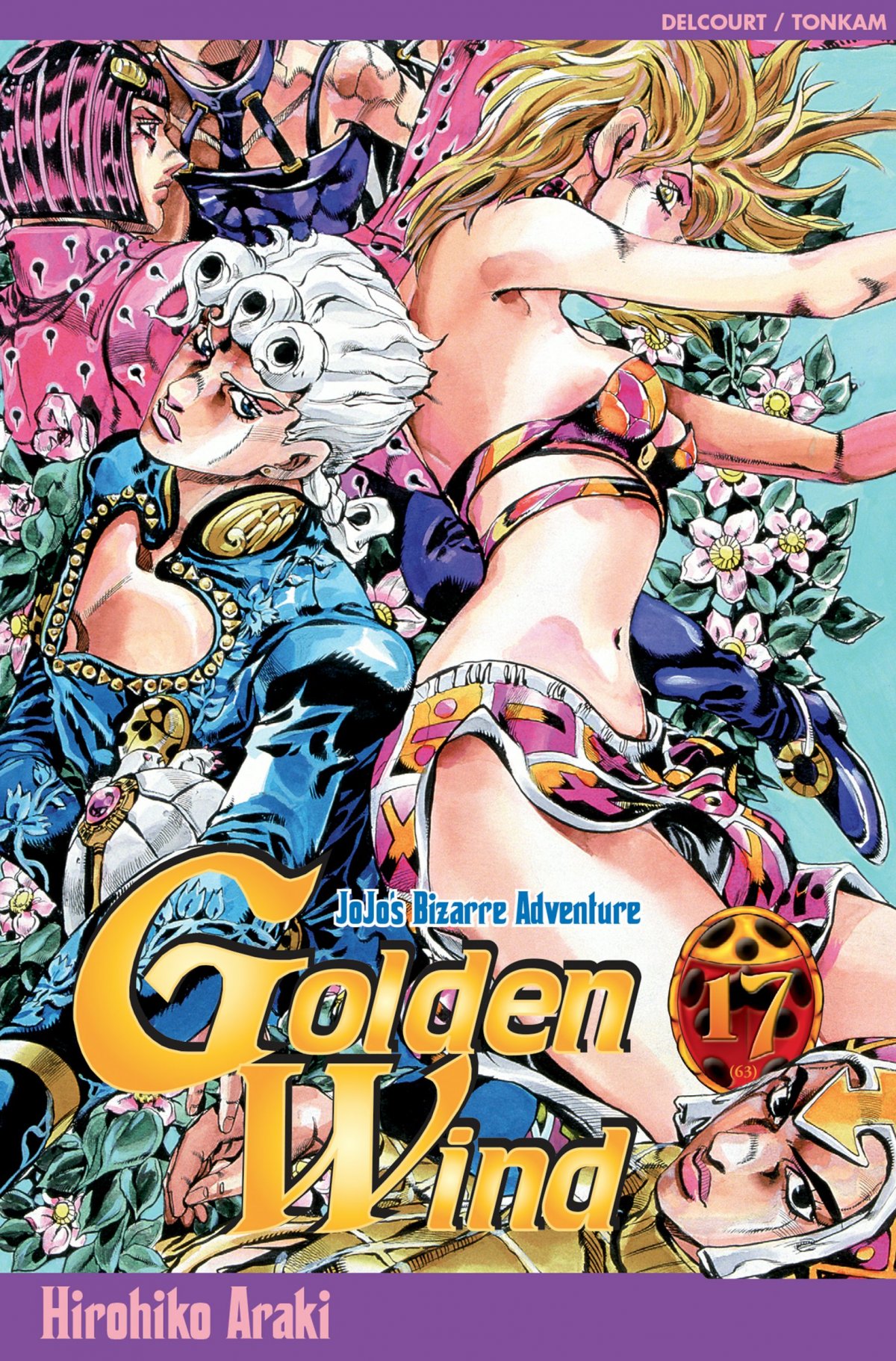 Golden Wind - Jojo's Bizarre Adventure 17 - Série JoJo's Bizarre Adventure - Golden Wind par Hirohiko Araki - Couverture