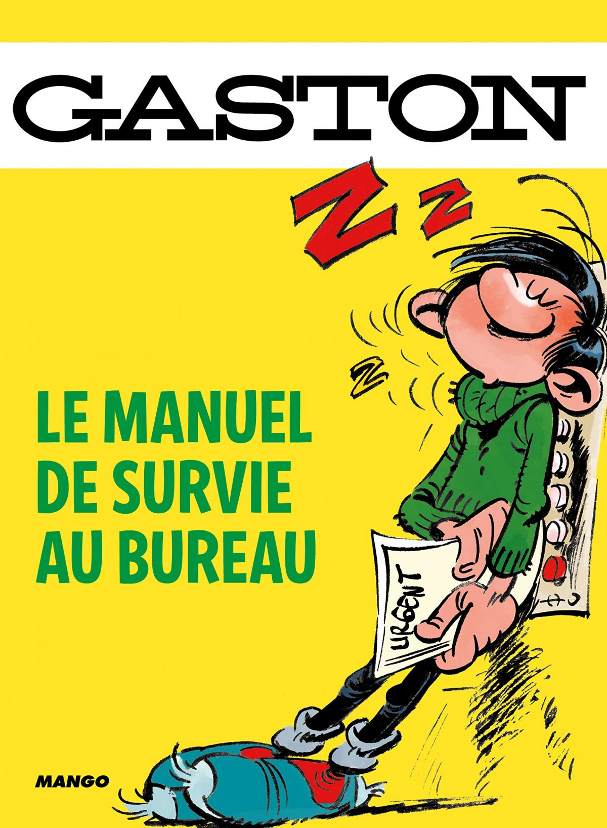 Gaston - Le manuel de survie au bureau - Série Gaston par André Franquin, Sandra Lebrun et Loïc Audrain - Couverture