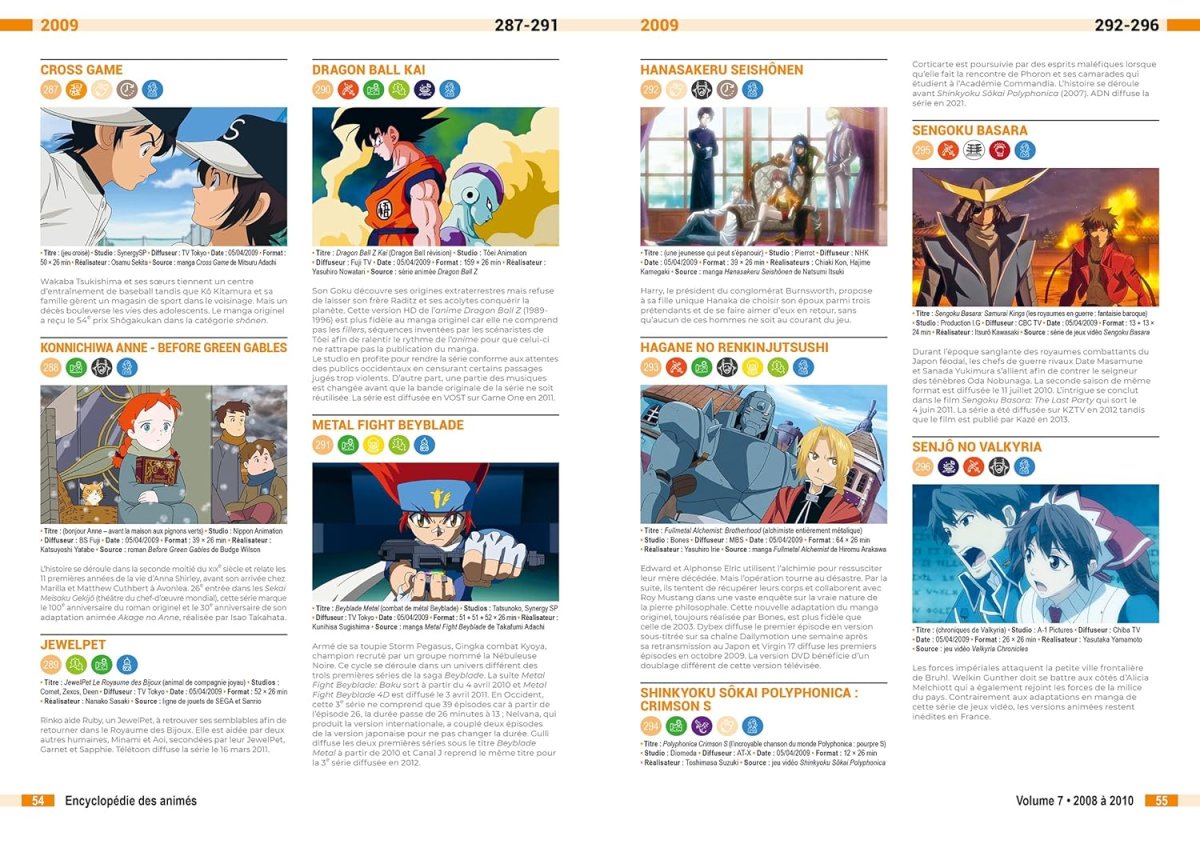 Encyclopédie des animés 2008 à 2010 - Extrait 1